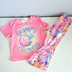 3/$30 Hoppy Easter 2T Bell Bottoms Flare Set
